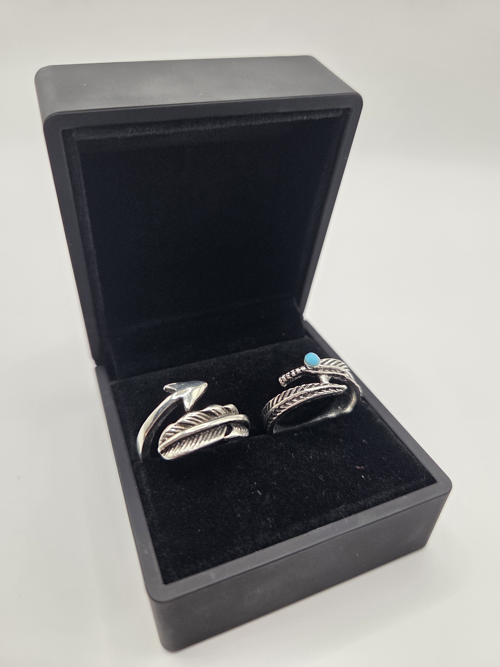 1531. Set Of Silver Tone Southwestern Rings